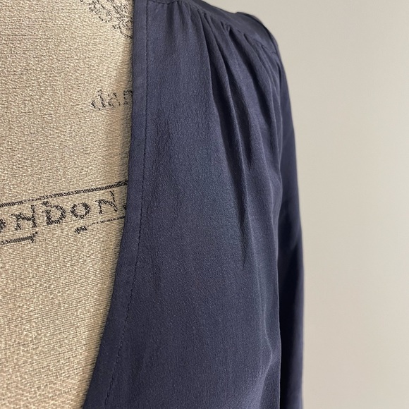 New S.Y.L.K. dark blue navy Midi dress size L - Picture 5 of 11